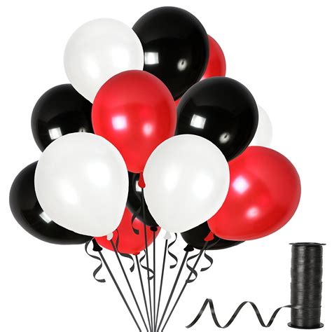 red and white graduation decorations|graduation balloons red and black.